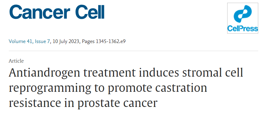 【烈冰助力】腫瘤頂刊Cancer cell 揭示抗雄激素治療誘導(dǎo)基質(zhì)細胞重編程以促進前列腺癌的去勢抵抗